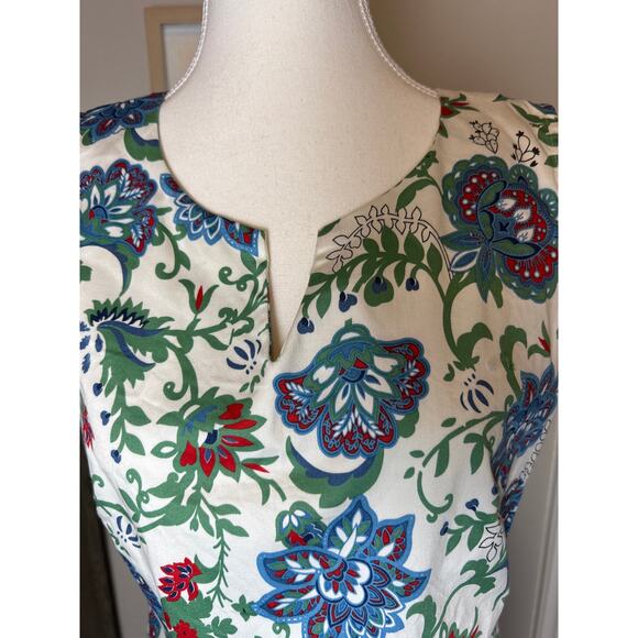 Joy & Co. | Paisley Floral Print Sheath Dress | Large - Picture 6 of 14